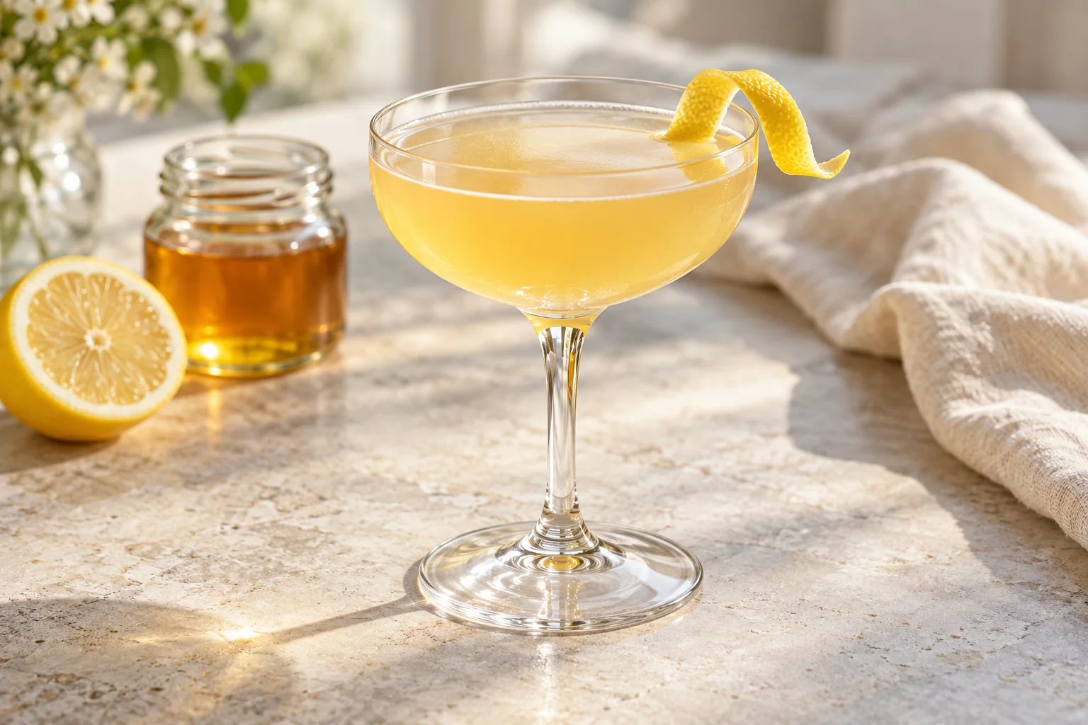 Bee's Knees Cocktail Recipe: A Classic Gin and Honey Sour