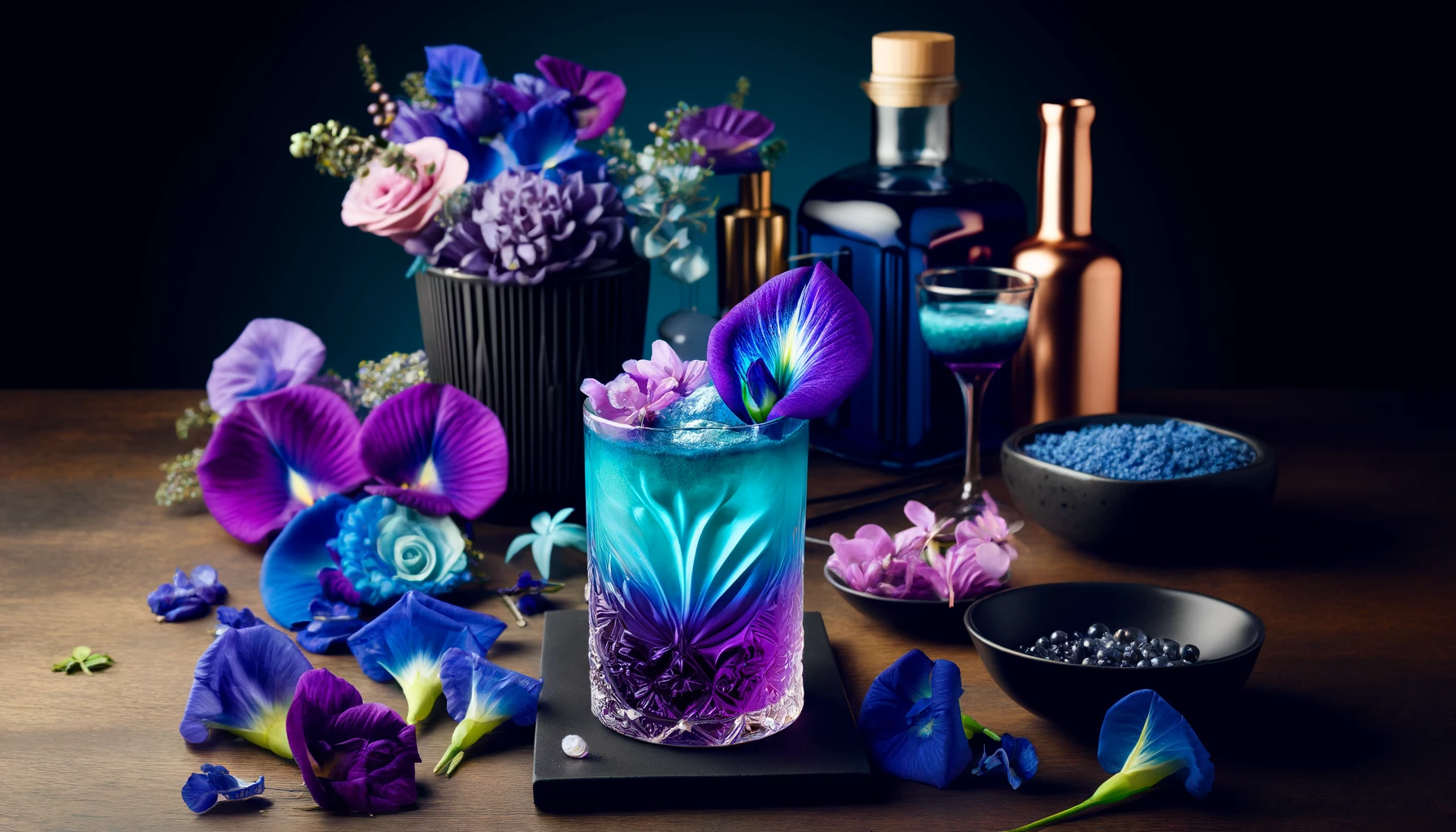 The Butterfly Pea Flower Cocktail: Color-Changing Magic