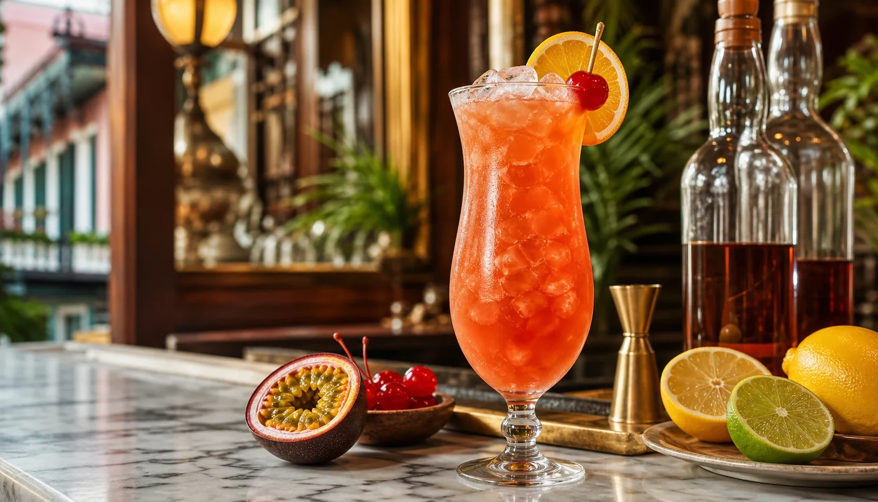 Cocktail Hurricane: New Orleans Rum, Passion Fruit, and Balance