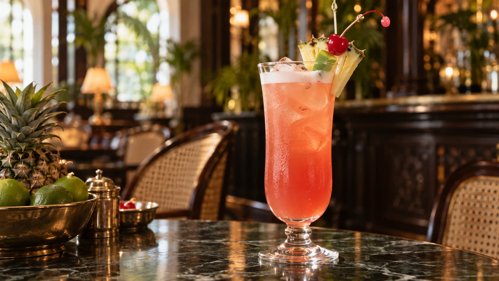 Singapore Sling Cocktail Recipe: Raffles History and Tropical Gin Balance